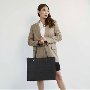 Beis Work Toe Black Croc